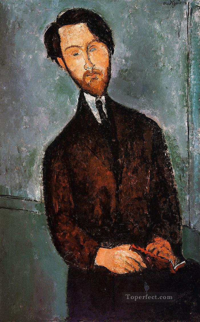 portrait of leopold zborowski Amedeo Modigliani Oil Paintings